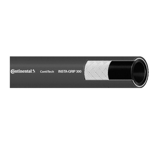 Air and Multi-Purpose Hose, 3/16 in Nominal, 0.36 in OD, 500 ft Length, 400 PSI Working, -40 to 200 °F, Chemivic™ Synthetic Rubber Tube/Carbryn™ Rubber Cover, Black, Domestic
