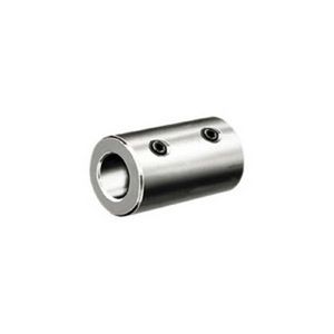 Sleeve Coupling, Finished Bore, 1 Inch Bore, 2 Inch Outside Diameter, 3 Inch Overall Length, 3 Inch Length Through Bore, 3/8-16 x 1/2 Inch Screw, Bar Steel, Plain