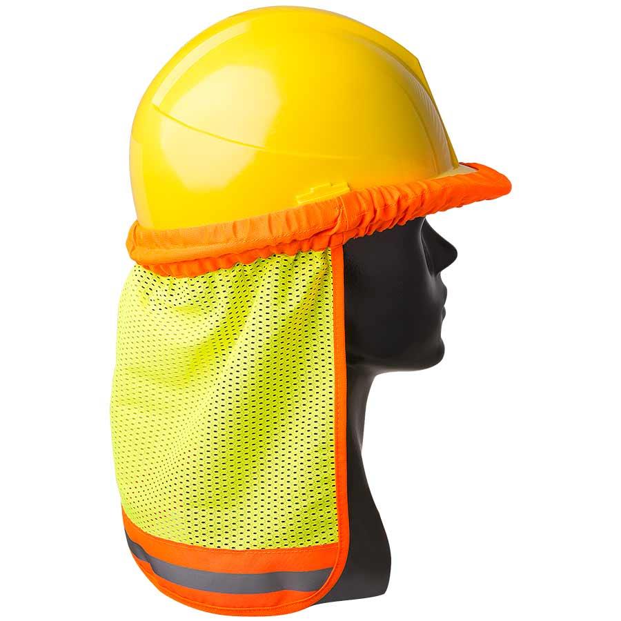 Neck Shade, Protection, Series: NS161G, One Size, Hi-Viz Green, Mesh/Polyester