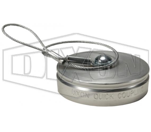 Dust Plug, Series: ST Series, 2 in Nominal, Aluminum