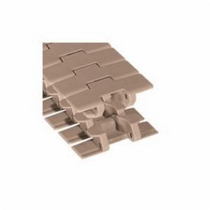Flat Top Conveyor Chain, Side-Flexing, Series: 882, 1-1/2 in Pitch, 0.34 in Pin Diameter, 2.24 in Pin Length, 10 in Plate Width, 0.19 in Plate Thickness, 24 in Minimum Side-Flex Radius, 1-1/2 in Minimum Back-Flex Radius, 625 lb Tensile Strength, 10 f