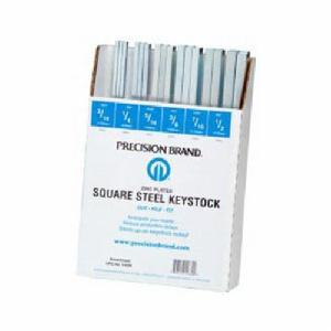 Square Keystock Assortment, 32 Piece, Steel, Zinc Plated