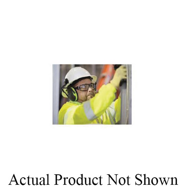 Noise Reduction Earmuff, Series: X Series, 26 dB Noise Reduction, Black, Hard Hat Attached Band Position, ABS/Polyurethane, Non-Conductive Conductivity