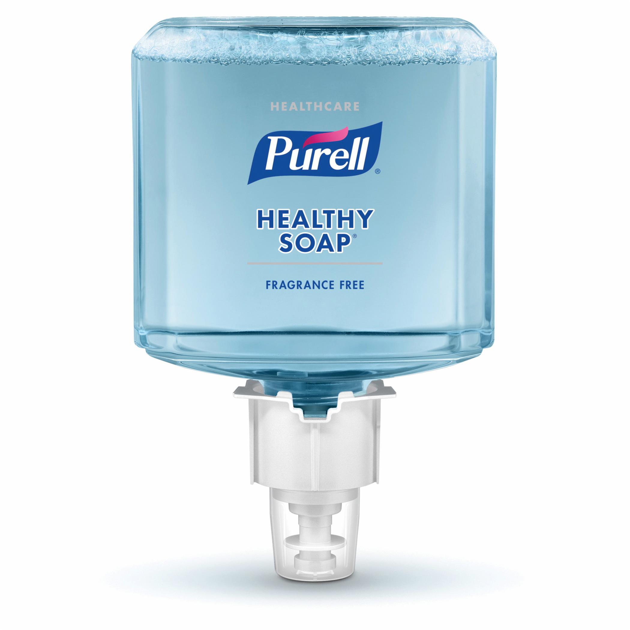 Hand Soap, Series: HEALTHY SOAP®, 1200 mL Nominal, Dispenser Refill Packing, Foam Form, Clear/Light Yellow, Fragrance Free Odor/Scent, Composition: Sodium Laureth Sulfate, Glycerin, 5.3 to 6.7 pH, >100 °C Flash Point