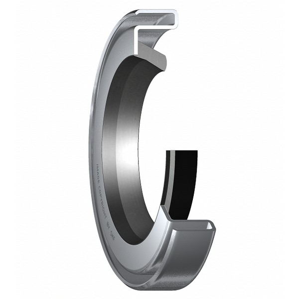 Oil Seal, 2-3/8 Inch Shaft Diameter, 3 Inch Bore, 1/4 Inch Width, Nitrile