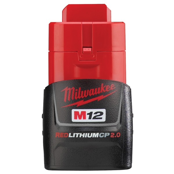 Cordless Battery Pack, Compact Rechargeable, Lithium-Ion Battery, 2 Ah Battery, 12 VDC Charge, 45 min Charging, For Use With: Cordless Power Tool