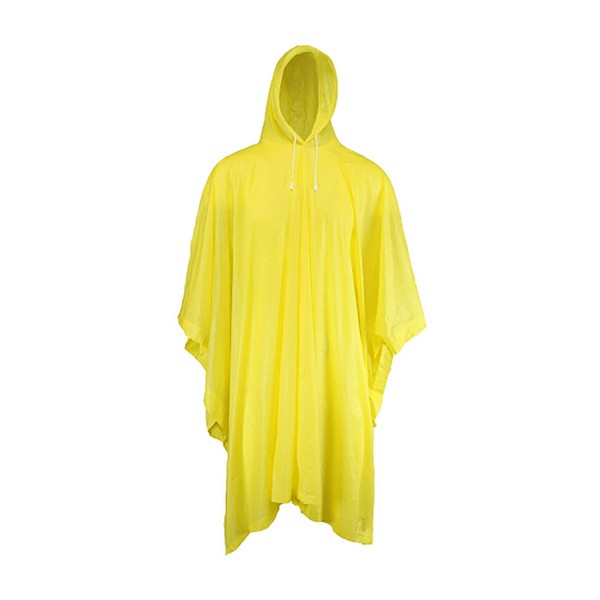 Poncho, 1-Ply, Series: 49102, Universal, 40 in Length, Yellow, 10 mil PVC
