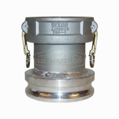 Cam and Groove Reducing Coupler, Type DA, Reducing Coupling Fitting/Connector, 6 x 5 Inch Nominal, Coupler x Adapter End Style, 75 psi Pressure, Aluminum, Domestic