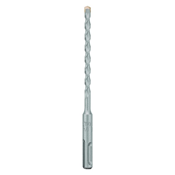 Hammer Drill Bit, 2-Cutter, 5/32 in Drill Bit, Drilling, 6-1/2 in Overall Length, 4-1/2 in Cutting Depth, 4-1/2 in Flute Length, 5/32 in Shank, Shank, Right Hand Cutting Direction, Steel, Applicable Materials: Concrete. Masonry, Iron, Steel, Aluminum