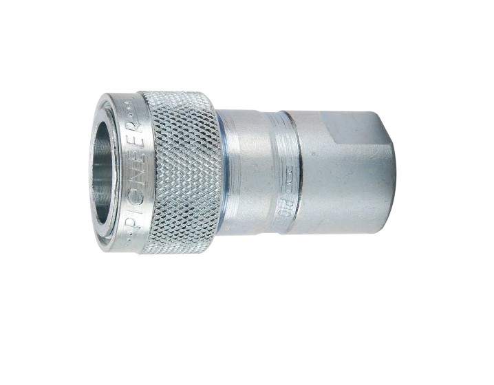 Manual Connect Quick Couplings, 1 Inch Body Size, 1-11 1/2 Inch Connection Thread Size, 3000 PSI, Steel