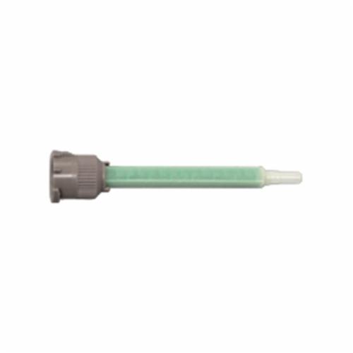 Static Mix Nozzle, Square Tapered Tip, Specifications: 16 Elements, 5.3 mm ID x 3.57 in L, For Use With: 50 mL 2-Part Adhesives with 1:1/2:1 Mix Ratio, B Style Cartridges