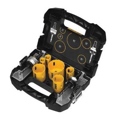 Plumber's Hole Saw Kit, 9 Piece, Bi-Metal