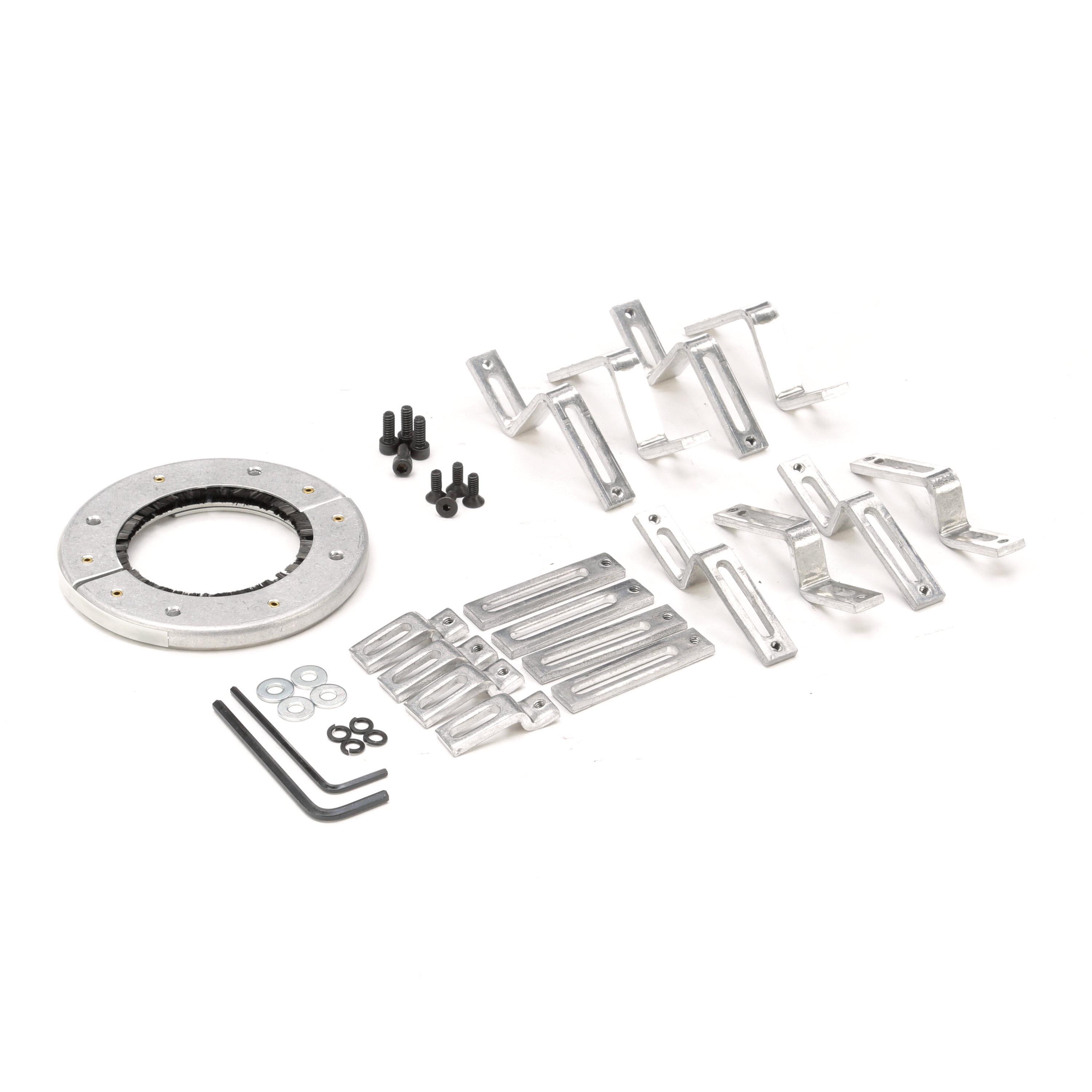 Horizontal Base Kit, Style T/U, For Use With: Size SS824 2.38 Inch Center Distance Stainless Steel Right Angle Worm Gear Reducer, Stainless Steel