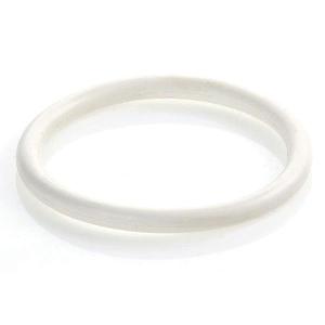 O-Ring, Standard Grade, Series: TEF, 1.725 in ID, 0.21 in Cross Section, 327 Dash Number, 55 Shore D Durometer, -328 to 500 °F, PTFE, White
