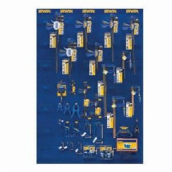 Clamp Plan-O-Gram, 64 Piece, For Use With: HTPOG3 Hand Tool Planogram, Plan-O-Gram Tool Storage Type, Yes Tool Storage Included, 5 ft H x 4 ft W