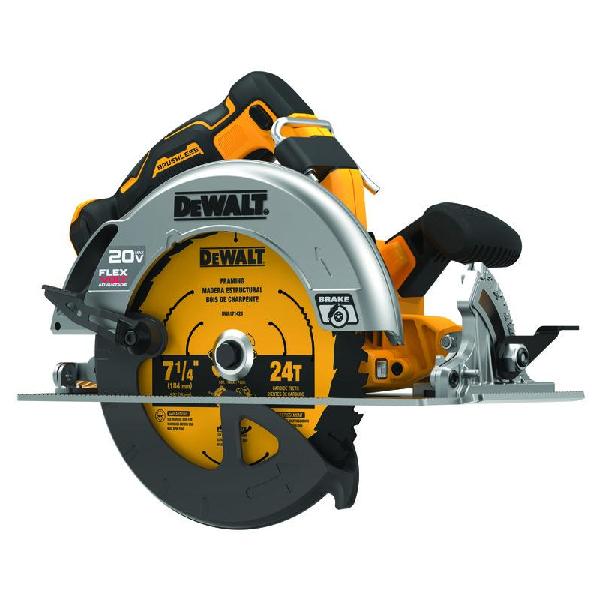 Circular Saw, Brushless Cordless, Bare Tool/Kit: Bare Tool, 7-1/4 in Dia Blade, 5500 RPM Speed, 2 in at 45°, 2-9/16 in at 90°Cutting Depth, 90/45 °Cutting Angle, Bevel Capacity: 0 to 57°, 20 V, Battery, Battery Included: No