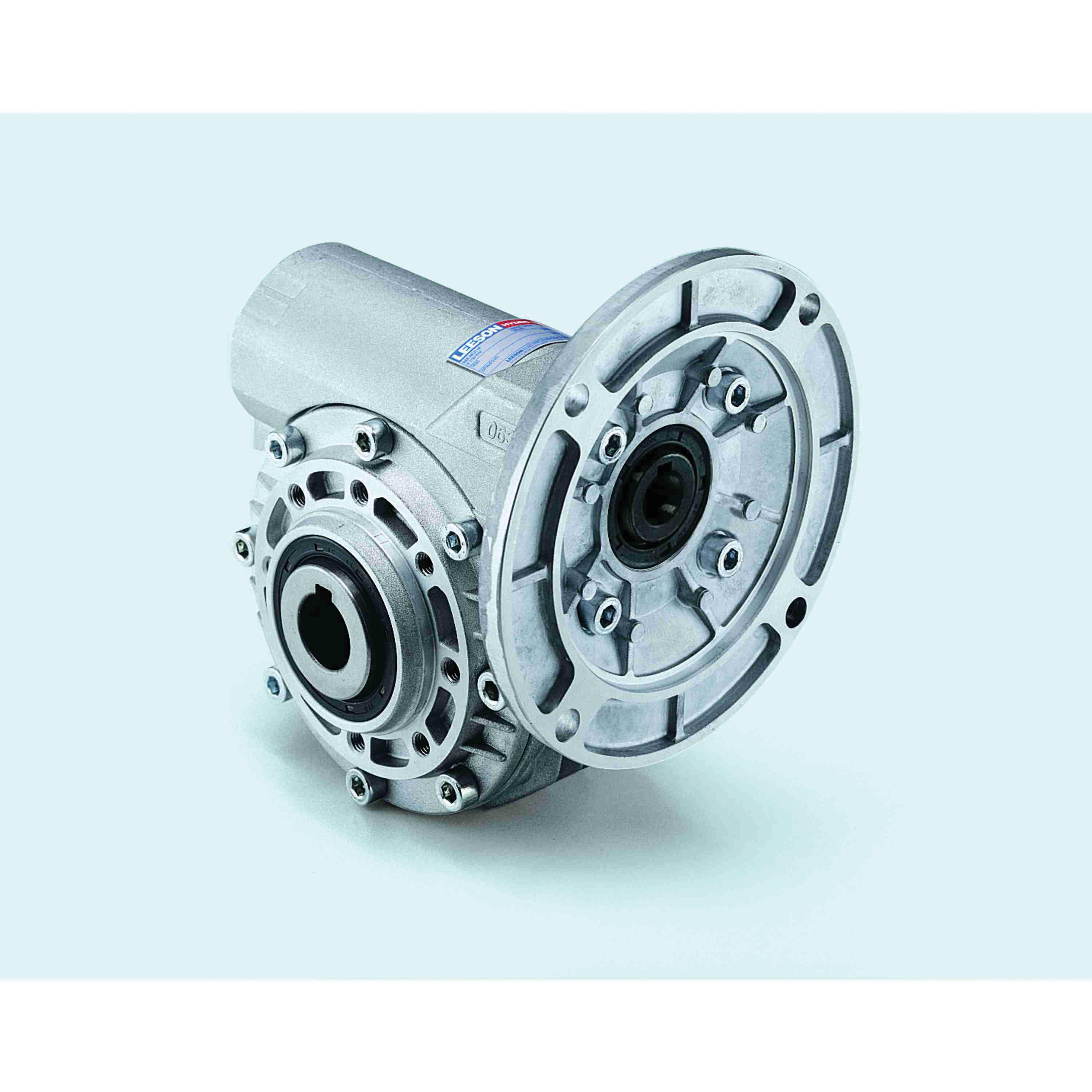 Worm Gear Reducer, 14:1 Gear Ratio, 1.494 HP Input, 1.18 HP Output, 1 HP Motor, C-Face Quill Input, Hollow Bore Output, 5/8 Inch Diameter Input, 1 Inch Diameter Output, 125 RPM Output Maximum Speed, 1750 RPM Input Maximum Speed, 595 in-lb Output, 1.97 Inch Centre Distance, Shaft Mount, Aluminum