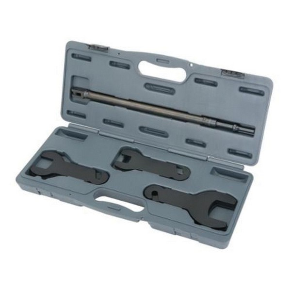 Wrench Set, Pneumatic Fan Clutch, 18 in L, 7 Piece, For Use With: Ford, GM, Chrysler, Jeep and Air Hammer