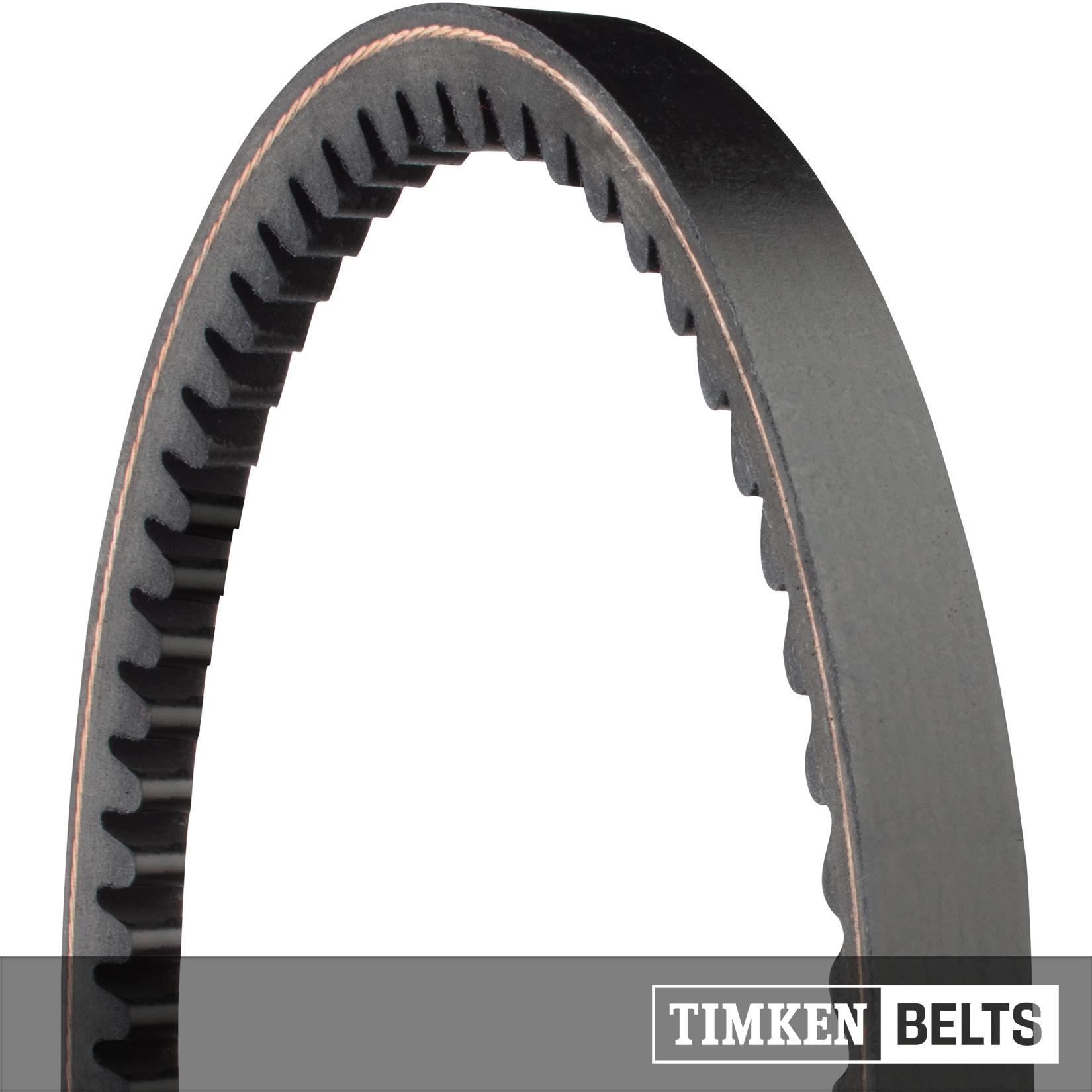 Band Belts, Static-Dissipating, 0.344 in Section, 0.4060 in Top Width, 26.9680 in Outside Length, -50 to 250 °F, EPDM, Black
