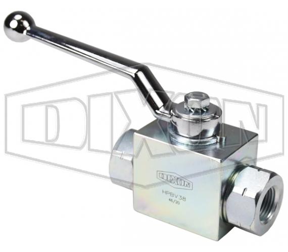 Ball Valve, High Pressure, Series: HPBV, 1 in Nominal, Female ORB End Style, 6000 psi Pressure, -20 to 215 °F, Full Port, Carbon Steel Ball, Nitrile Rubber Trim, Polyacetal Softgoods, Zinc Coating