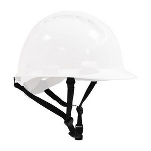 Chin Strap, 4-Point Standard, For Use With: Evolution® 6100 Hard Hats, Adjustable Size, Black