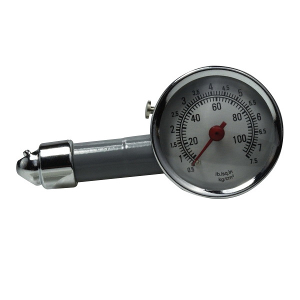 Dial Tire Gauge, 1-Piece, Import