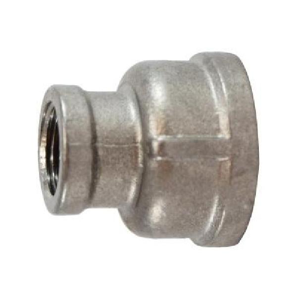 Reducing Coupling, Coupling, 3 x 2 Inch Nominal, 150 lb, 300 psi, ASTM A-351 304 Stainless Steel