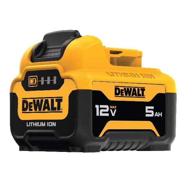 Battery, Bare Tool/Kit: Bare Tool, Lithium-Ion Battery, 5 Ah Battery, 12 V Charge, For Use With: 12 V Cordless Tools and Chargers