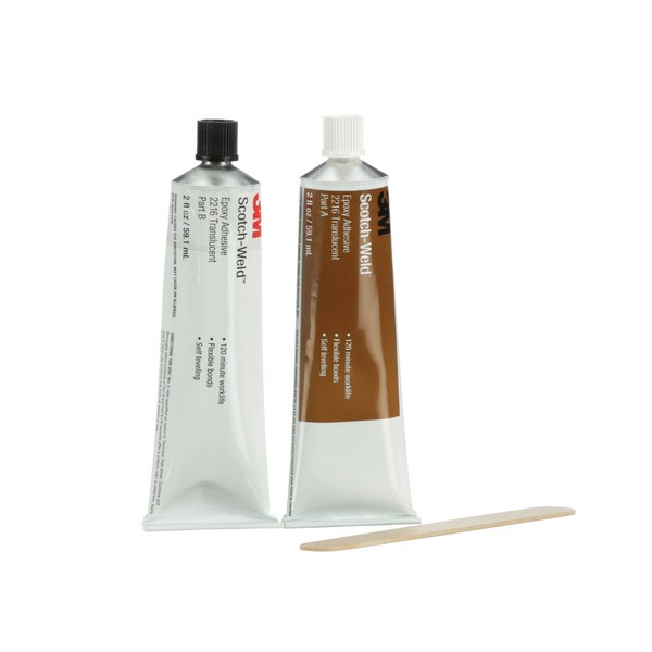 Epoxy Adhesive, 2-Part Part, Kit Container, 2 oz Container, Epoxy Base