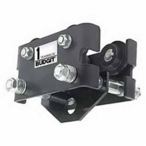 Hoists Manual Trolley, Plain, Series: CBTP, 0.25 ton, Fits Beam Flange Width: 2 to 8.7 in, Fits Beam Height: 4 to 24 in, 27 in Minimum Radius Curve, 2.36 in Wheel Tread Dia, Steel Wheel
