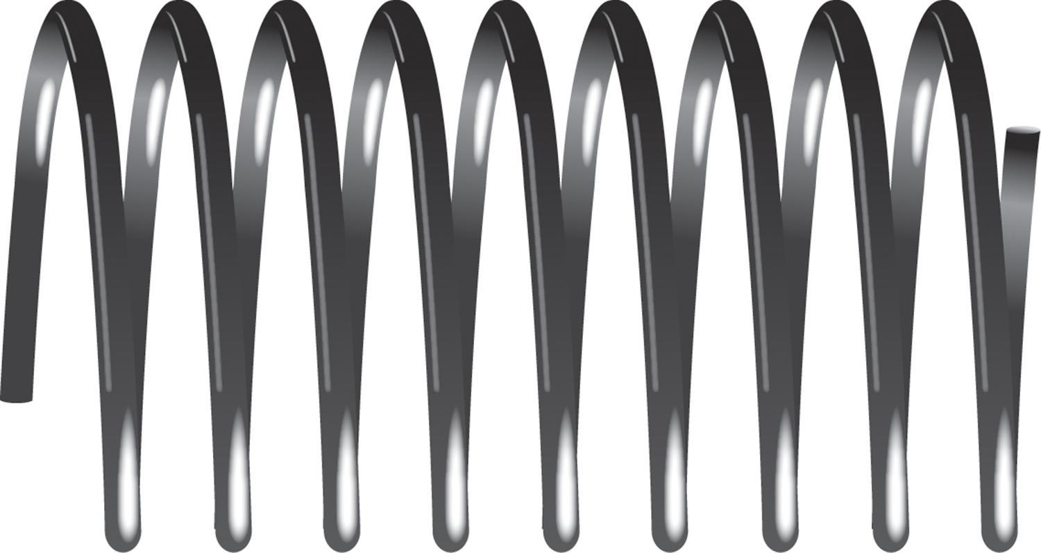 Wire Spring Guard, Round, Specifications: 11/32 inch Pitch, Steel, 25 ft. L Dimensions, Domestic