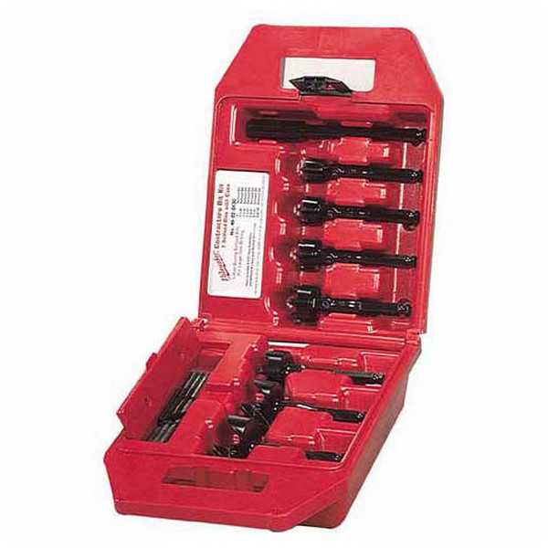 Contractor's Selfeed Bit Kit, Stringer Bead, 7 Piece, Alloy Steel