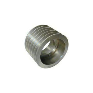 Stock Sheave, Bolt-On Bore, 9-1/2 Inch Pitch Diameter, 6 Grooves, 6.38 Inch Face Width, 15D Bushing, 6.38 Inch Overall Length, For Use With: C-Cross Section V-Belts, Iron, Gray