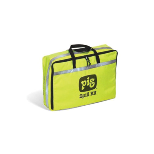 Truck Spill Kit, Portable Bag, Hi-Viz Yellow, Fluids Absorbed: Coolants/Oils/Solvents/Water