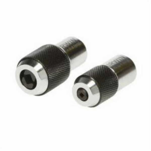 Tap Adaptor Set, Adjustable Socket, #0 Minimum Tap Size, 1/2 in Maximum Tap Size, 2 Piece, Specifications: 3/8 in Shank, Right Hand Thread, For Use With: Taps, Reamers and Screw Extractors, HSS, Uncoated, 5 in L Dimensions