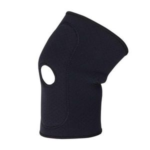 Knee Sleeve, Ambidextrous, Series: 290-9020, M, Fits: 14 to 15 in, Terry Lined Neoprene/Nylon, Black