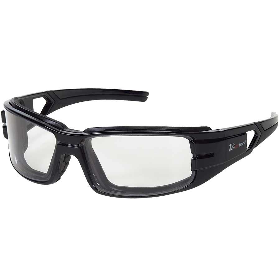 Protective Eye Wear, Safety, Series: 1772, 1-5/8 in H x 5-5/16 in W x 6-9/16 in L Size, Anti-Fog/Anti-Scratch Lens Coating, Clear Lens, Black Frame, Polycarbonate Lens, Yes UV Protection, Specifications Met: ANSI Z87.1-2020
