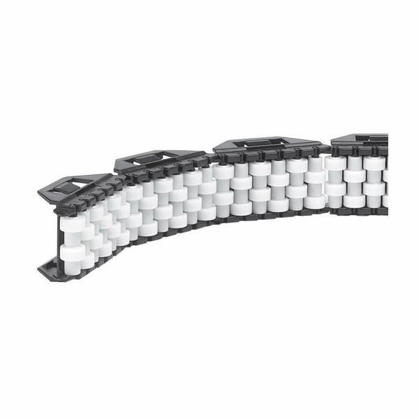 Conveyor Roller Side Guide, 1.24 Inch Overall Width, 14.63 Inch Overall Length, 1.24 Inch Rail Depth
