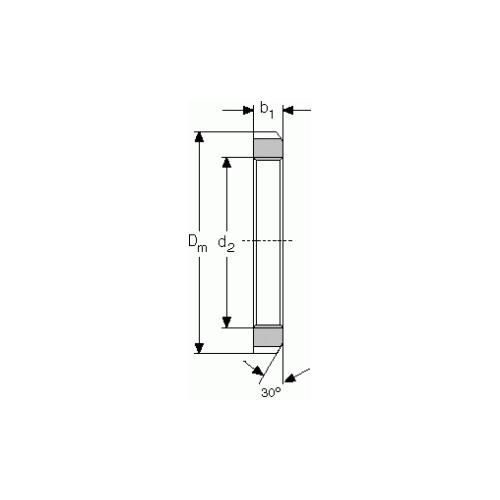 Locknut, 3.918 in ID, 5.193 in OD, UNS Thread, 3.918-12 Thread, 0.76 in Width