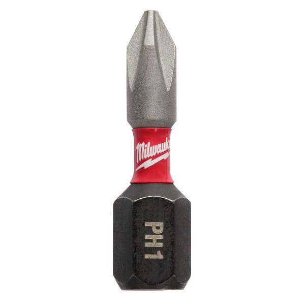 Impact Insert Bit, #1 Point, Phillips® Point, Hex Shank, Steel