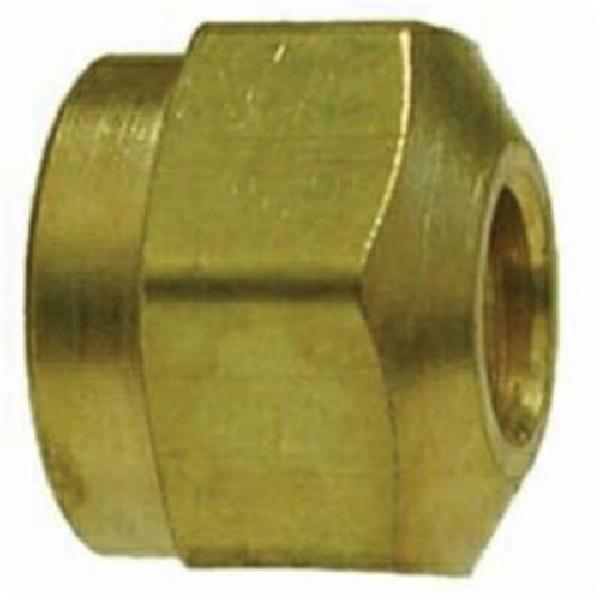 Tube Nut, Nut, 1/2 Inch Nominal, Nylon AB, 0.81 Inch Hex, 0.72 Inch Length, 150 psi, -40 to 200 °F, CA360 Brass