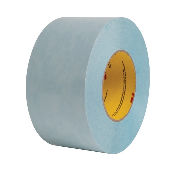 Splittable Flying Splice Tape, 55 m Length, 75 mm Width, 7.3 mil Thickness, Blue, Repulpable Adhesive, Paper Backing, 400 °F Maximum Operating, Specifications Met: 21 CFR 176.170, TAPPI UM-213