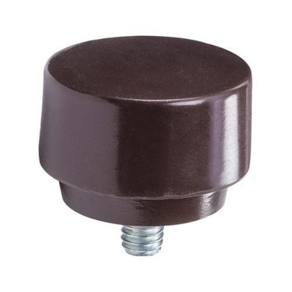 Surface Protective Hammer Tip, 2 in Tip Dia, Plastic Tip, Soft Hardness, Fits Hammers: Soft Face Hammer, Brown