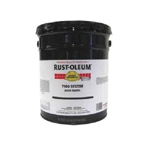 Alkyd Enamel Paint, 1-Component, Series: 7400 System, 5 gal, Can, Liquid, Navy Gray, High Gloss, 230 to 390 sq-ft/gal Coverage, Chemical Composition: Mineral Spirits, Titanium Dioxide, Xylene, Ethylbenzene, Pigment Black 7, 32 to 100 °F, <lt/>450 g/L