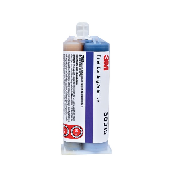 Panel Bonding Adhesive, 2-Part, Duo Syringe Cartridge, 50 mL, Epoxy Base