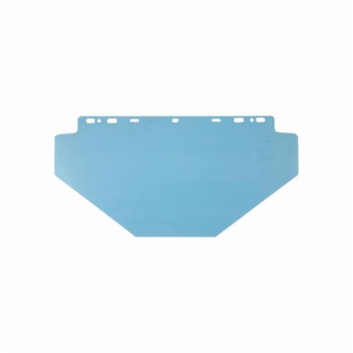 Crews Faceshield Visor, Clear, Polycarbonate, 0.04 in Visor Thickness, 10 in Visor Height, 15-1/2 in Visor Width, For Use With: Universal Brackets