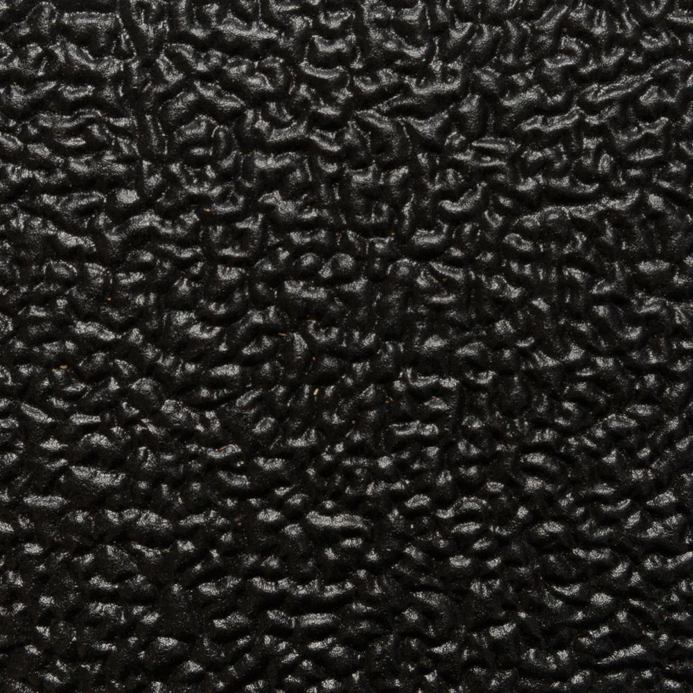 Anti-Fatigue Mat, Light Duty, Series: C01, 30 in Length, 20 in Width, 3/8 in Thickness, Black, Vinyl, Pebbled Surface, Beveled Edge