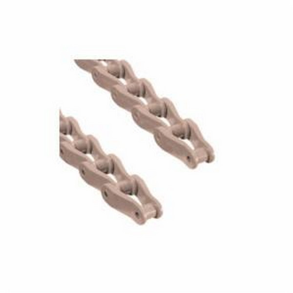 Flat Top Conveyor Chain, Straight Running, Series: NH77, 2.308 Inch Pitch, 0.81 Inch Pin Diameter, 2.19 Inch Pin Length, 2.19 Inch Plate Width, Acetal, Tan