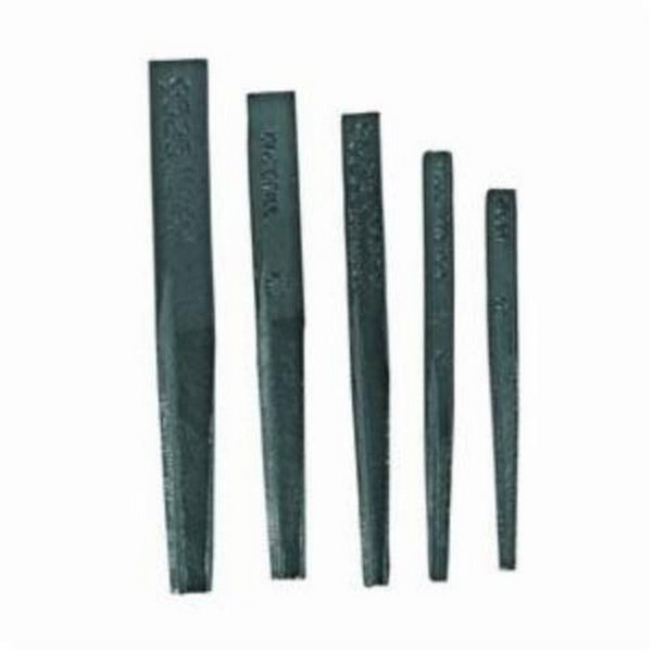 Screw Extractor Set, Measurement System: Imperial, 1/8 to 3/8 in, 5 Piece, Polished Chrome, Black