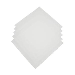 Cleanroom Wiper, Pre-Saturated, Universal Size, 125 GPM Capacity, 12 in Length, White, Polyester, Bag Package Type